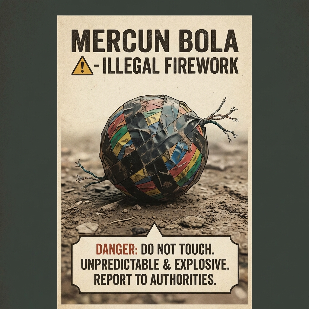 Mercun Bola Explosive - Prohibited Item
